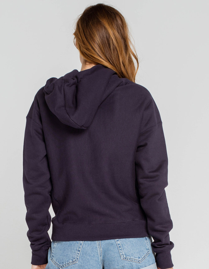CHAMPION Reverse Weave Womens Navy Hoodie image number 2