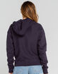 CHAMPION Reverse Weave Womens Navy Hoodie image number 3