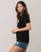 ADIDAS Trefoil Black Womens Tee image number 2