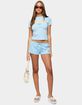 EDIKTED Argentina Low Rise Shorts image number 5