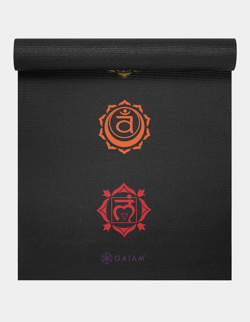 GAIAM 6MM Chakra Yoga Mat image number 0