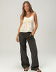 RSQ Womens Henley Babydoll Cami image number 5