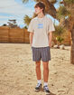 RSQ Mens Stripe Pull On Shorts image number 1