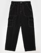 RSQ Mens Contrast Stitch Baggy Cargo Pants image number 1