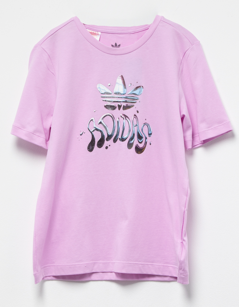 ADIDAS Oil Spill Fill Girls Tee image number 0