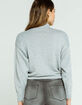 LUMIERE Half Zip Womens Gray Sweater image number 3