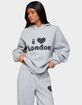EDIKTED I Heart London Hoodie image number 1