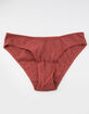 FULL TILT Ribbed Rust Panties image number 1