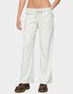 EDIKTED Cicilia Straight Leg Ribbed Pants image number 1