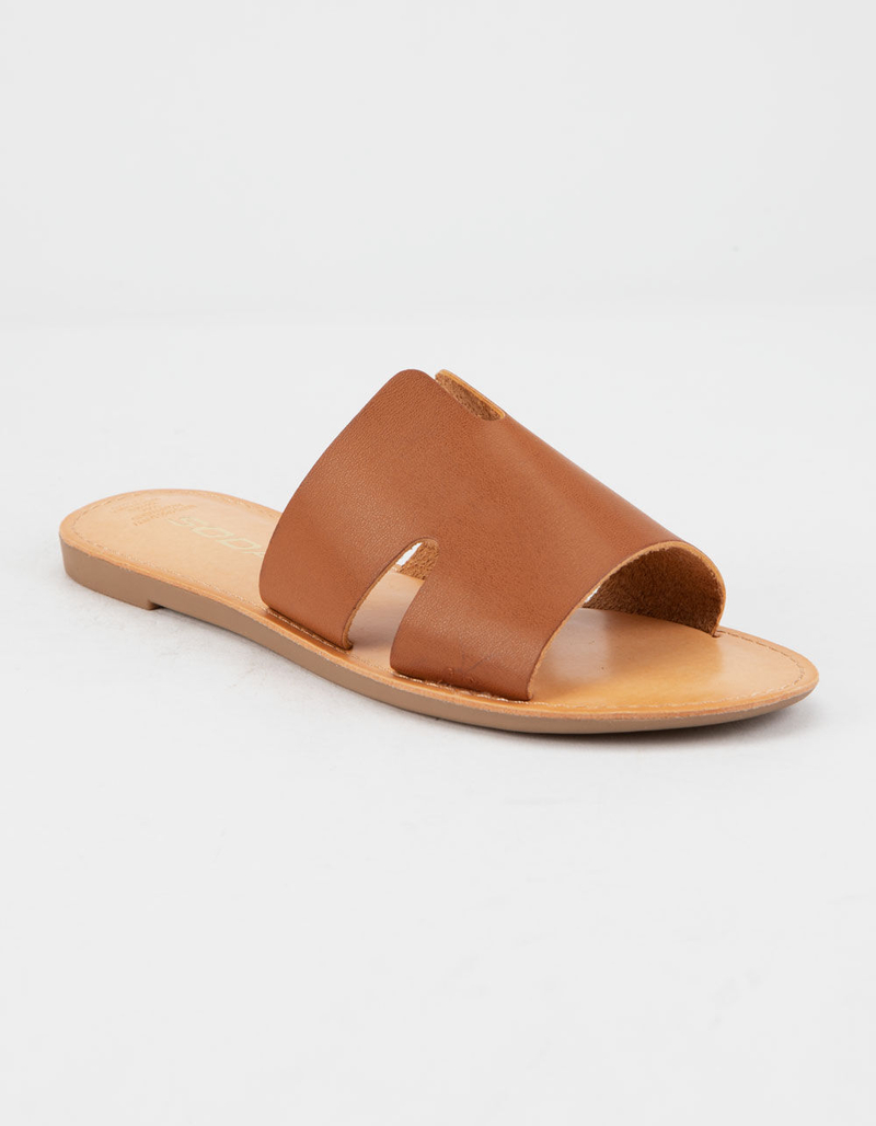 SODA Slide Tan Girls Sandals image number 0
