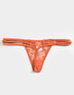 SKY & SPARROW Strappy Side Lace Thong image number 2