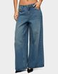 EDIKTED Skater Girl Washed Low Rise Baggy Jeans image number 1