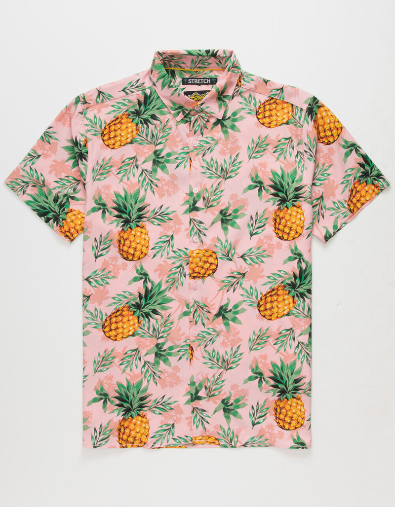 GOOD VIBES Pineapple Mens Shirt image number 0