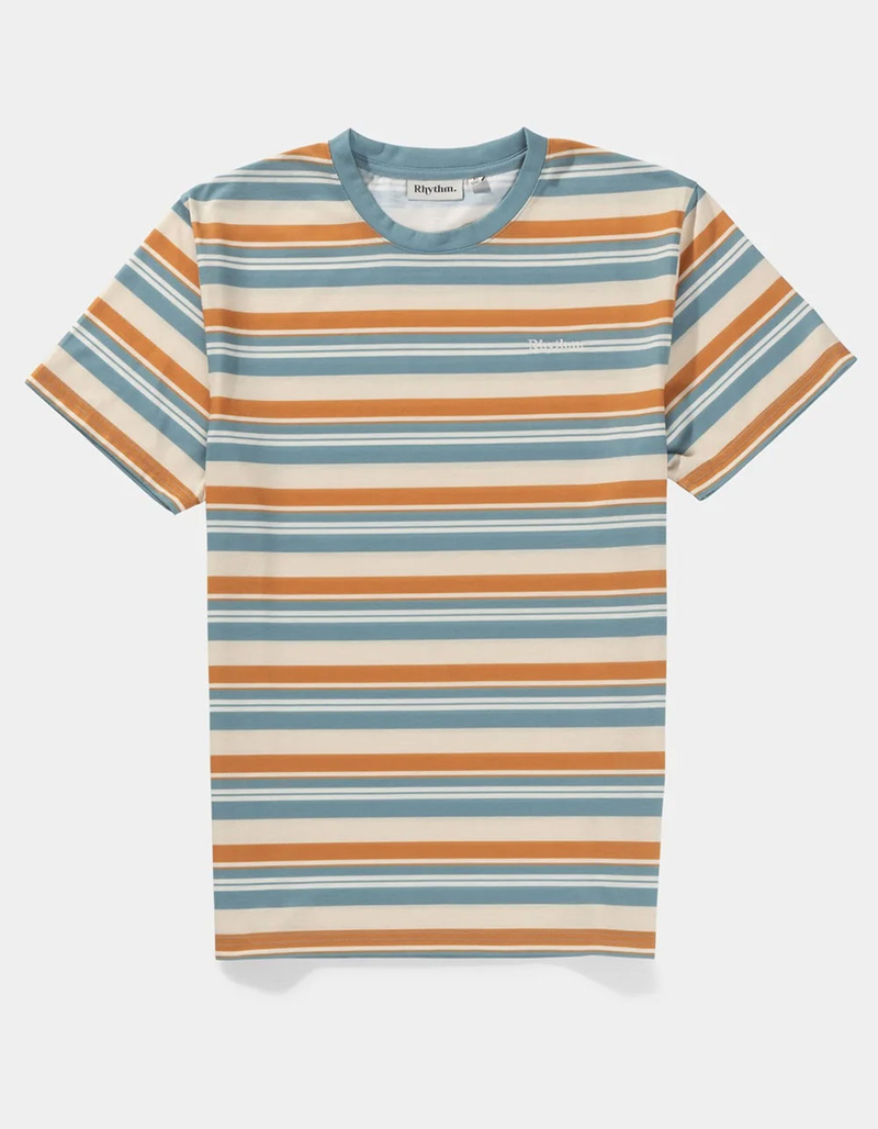 RHYTHM Everyday Mens Stripe Tee image number 0
