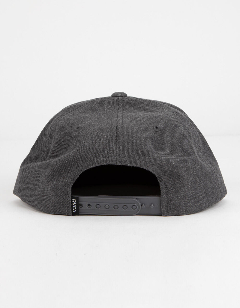 RVCA VA All The Way Gray Mens Snapback Hat image number 1
