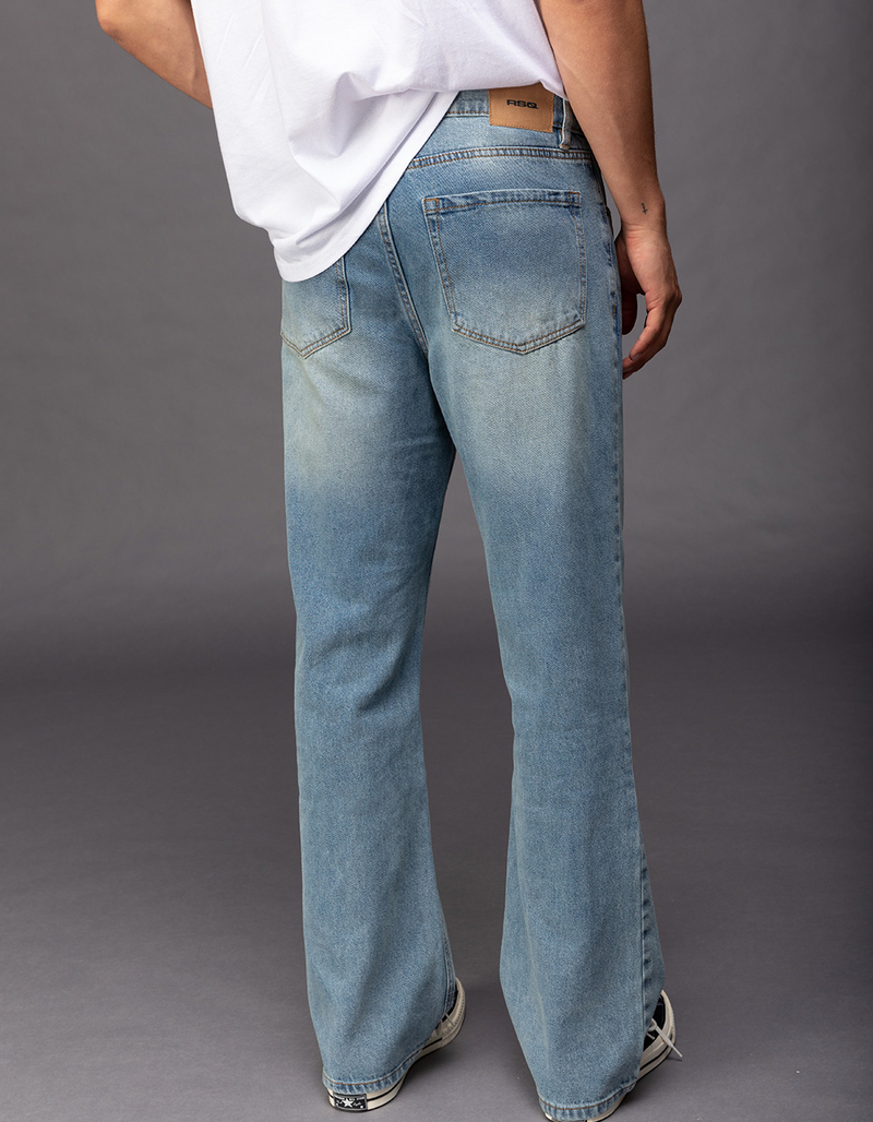 RSQ Mens Relaxed Bootcut Jeans image number 3