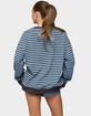 EDIKTED Onda Striped Sweatshirt image number 3