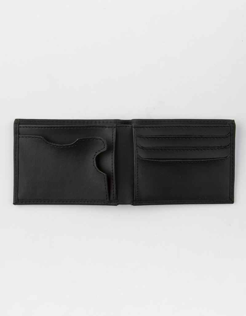 QUIKSILVER Minimack Black Leather Wallet image number 1