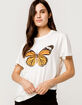 FULL TILT Butterfly Womens Boyfriend Tee image number 1