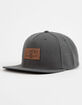 ELEMENT Leather Banner Mens Snapback Hat image number 1