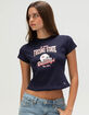 HYPE AND VICE Fresno State Womens Baby Tee  image number 1