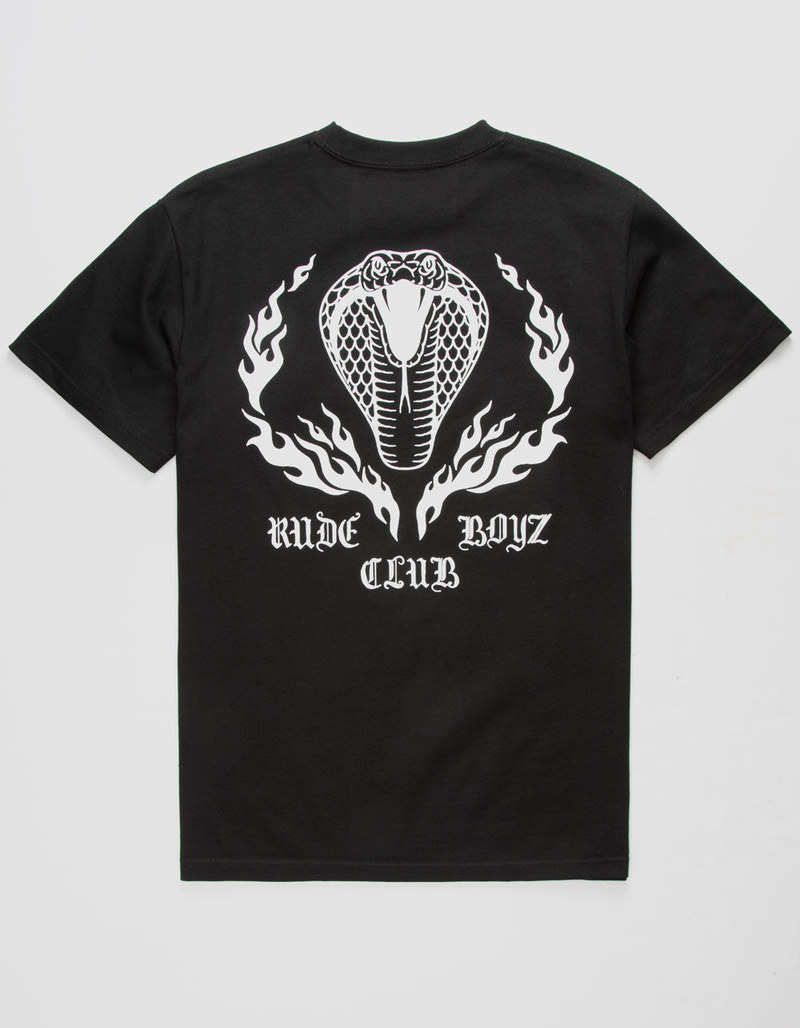 RSQ Rude Boyz Club Black Mens T-Shirt image number 0