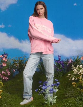 RSQ Womens Low Rise Loose Straight Jeans Primary Image