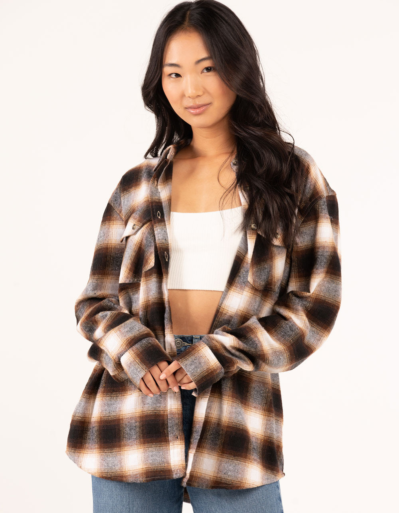 RSQ Womens Plaid Flannel image number 3