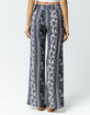 SKY AND SPARROW Linear Womens Wide Leg Pants image number 3