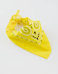 Neon Yellow Paisley Bandana image number 1