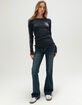 AFFLICTION Womens Long Sleeve Thermal Top image number 5