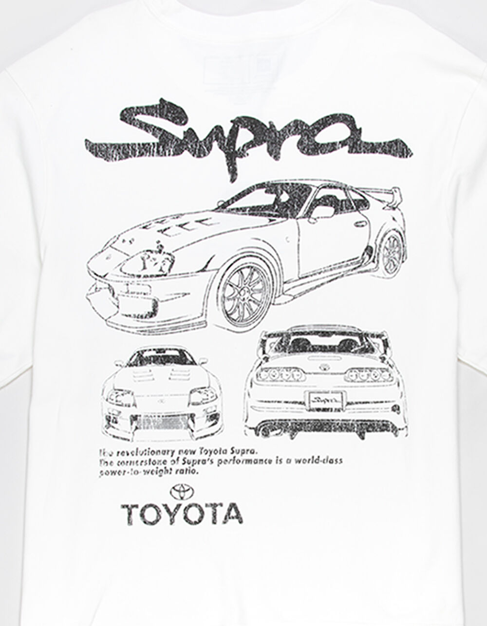 TOYOTA Supra Embroidered Mens Boxy Tee - CREAM | Tillys