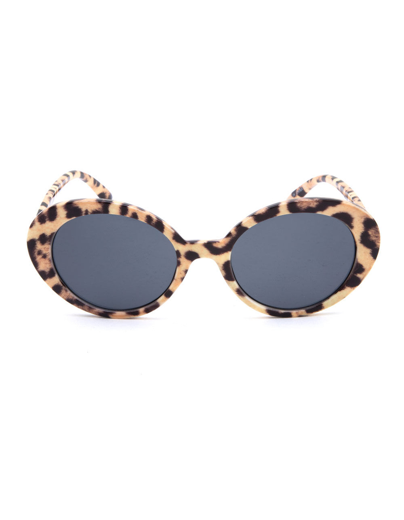 FULL TILT Cheetah Spirit Round Sunglasses image number 1