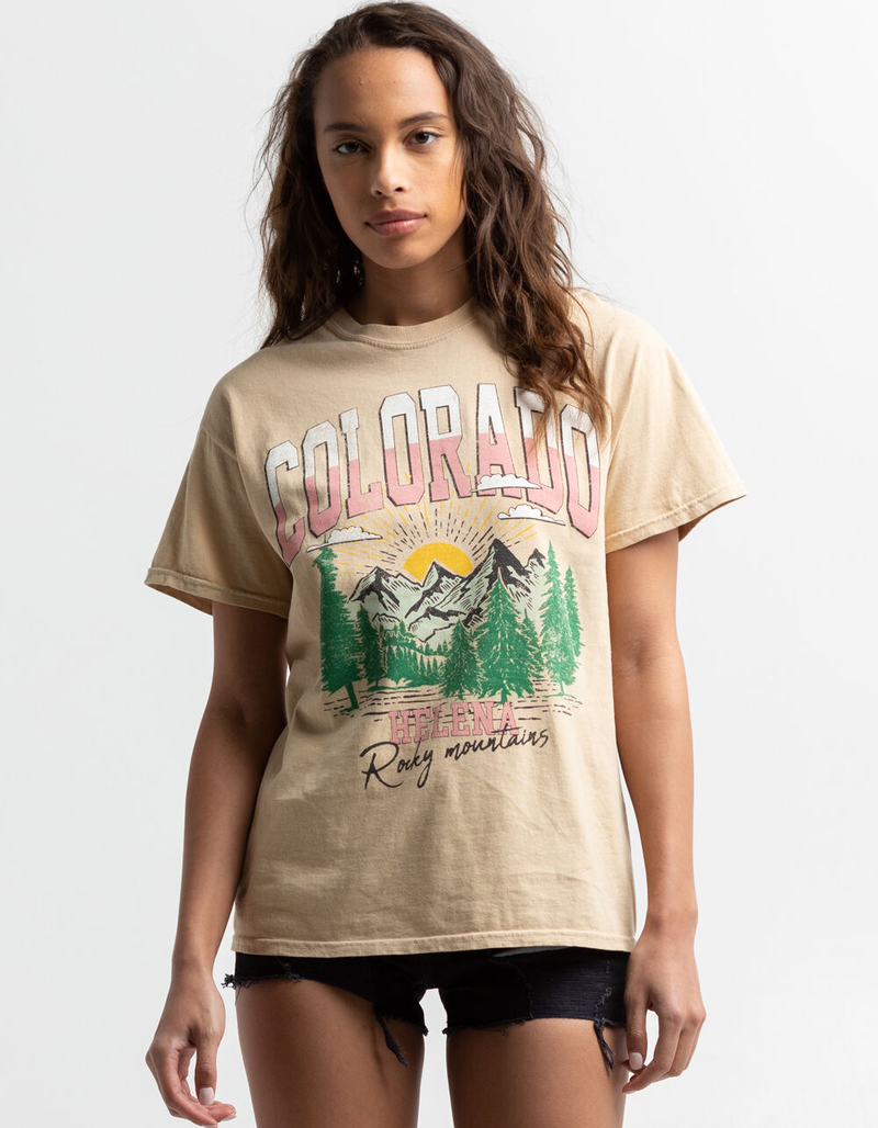 FULL TILT Colorado Womens Oversized Tee image number 0