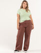 RSQ Womens High Rise Relax Carpenter Pants image number 5