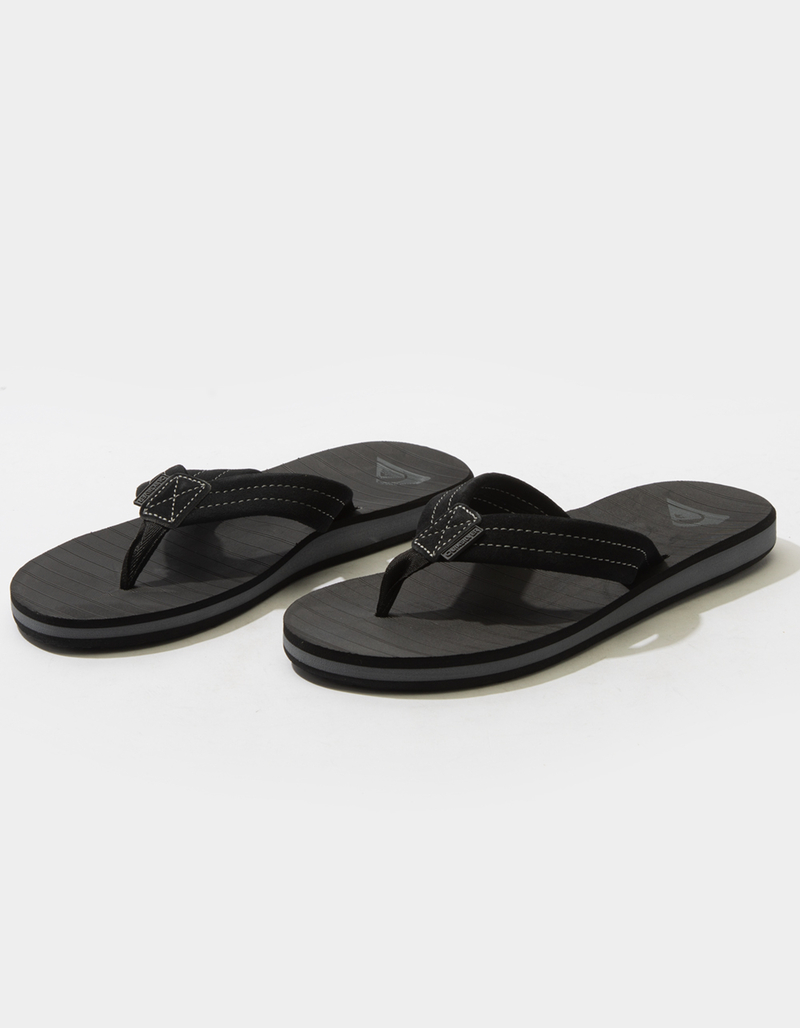 QUIKSILVER Carver Suede Mens Flip Flops image number 0