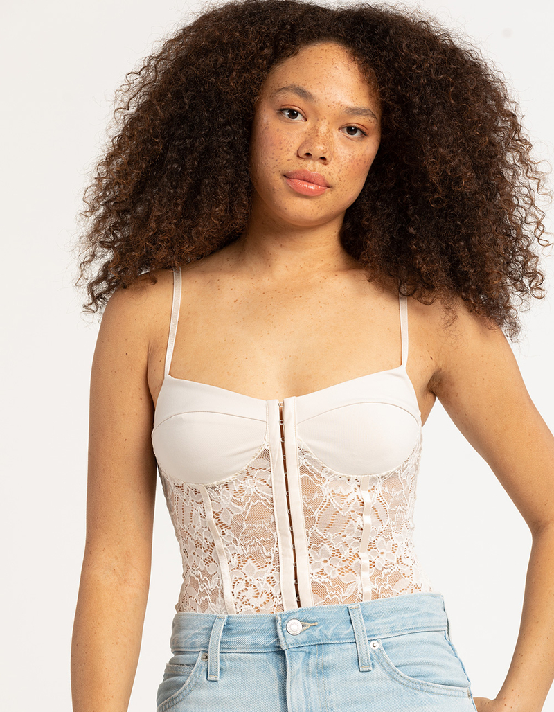 FREE PEOPLE Lace Night Rhythm Womens Bodysuit image number 0