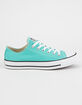 CONVERSE Chuck Taylor All Star Teal Low Top Womens Shoes image number 1