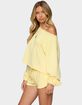 EDIKTED Kordelia Off Shoulder Sweatshirt image number 2