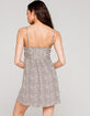 IJOAH Animal Cinch Taupe Slip Dress image number 3