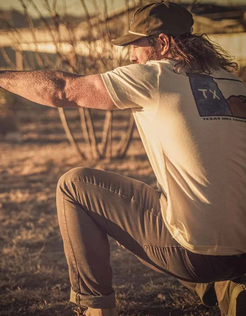 TEXAS HILL COUNTRY PROVISIONS Hill Country Flag Mens Tee image number 3