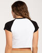 HYPE AND VICE Purdue Womens Raglan Tee image number 3