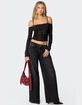 EDIKTED Vyxen Vintage Washed Low Rise Jeans image number 5