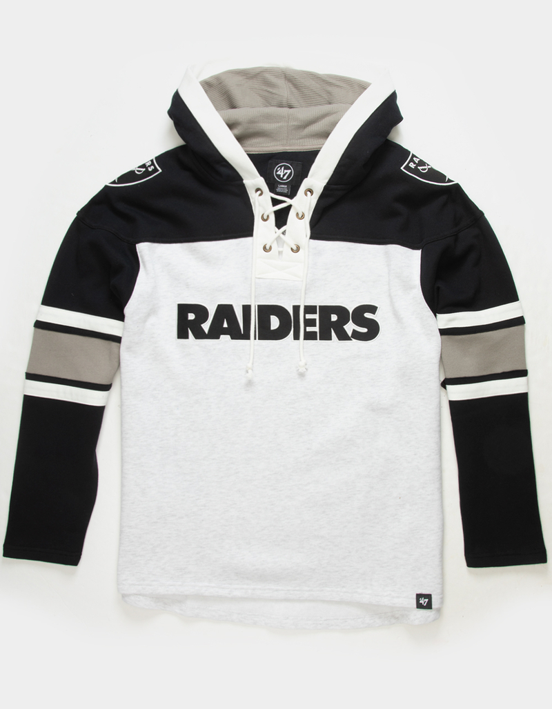 47 BRAND Las Vegas Raiders '47 Gridiron Lace-Up Mens Hoodie image number 0