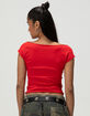 BDG Urban Outfitters Womens Boat Neck Crop Tee image number 4