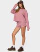 EDIKTED Jainee Striped Drawstring Shorts image number 4