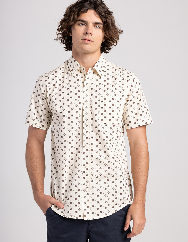 RSQ Mens Floral Button Up Shirt image number 6