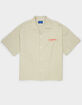 JACK & JONES Hydra Stripe Mens Cropped Button Up Shirt image number 2
