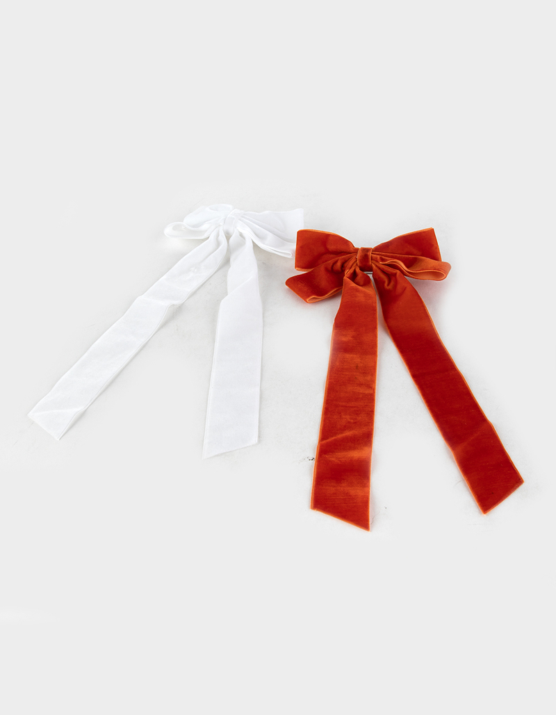 FULL TILT 2 Pack Bow Hair Barrettes image number 0