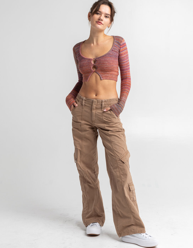 BDG Urban Outfitters Y2K Low Rise Cargo Pants BROWN Tillys